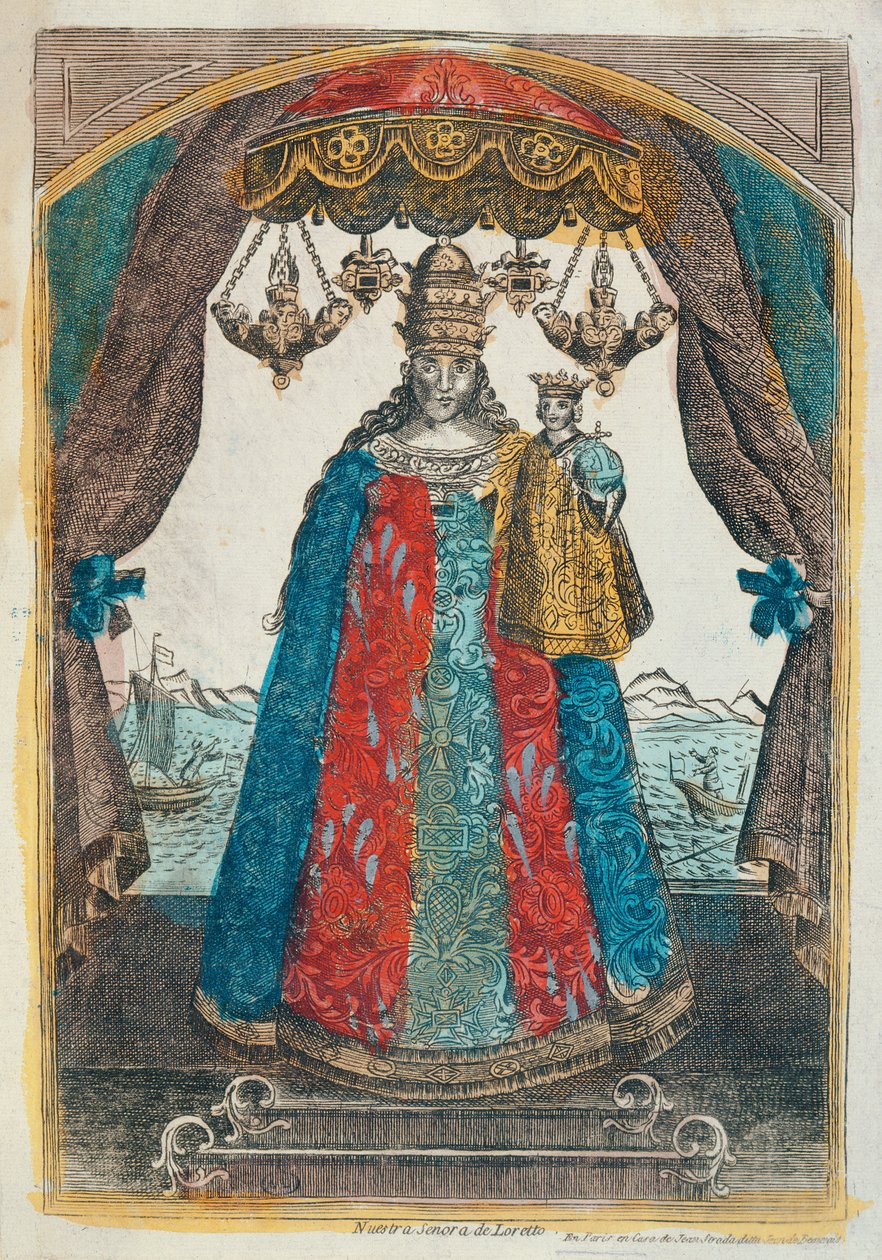 Nossa Senhora de Loretto, final do século XVIII de French School