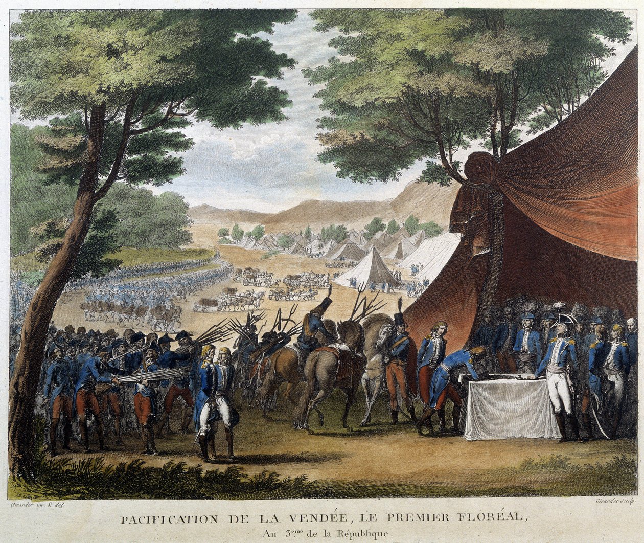 Pacificação da Vendée, a Primeira Floral, Ano 3 da República de French School