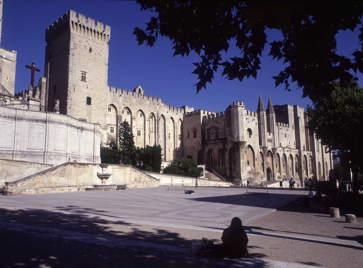 Palácio dos Papas de Avignon de French School