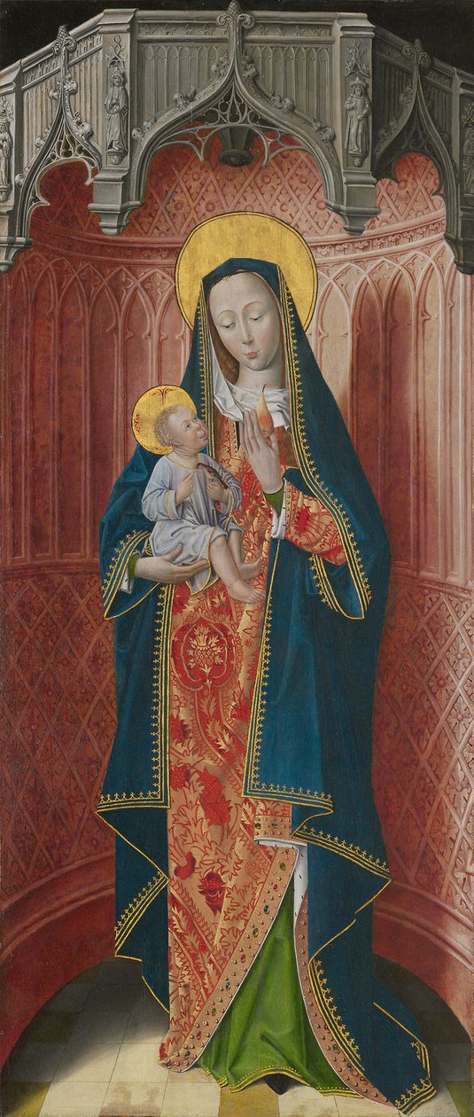Painéis do altar-mor da Cartuxa de Saint-Honoré, Thuison-les-Abbeville: Virgem e Menino de French School