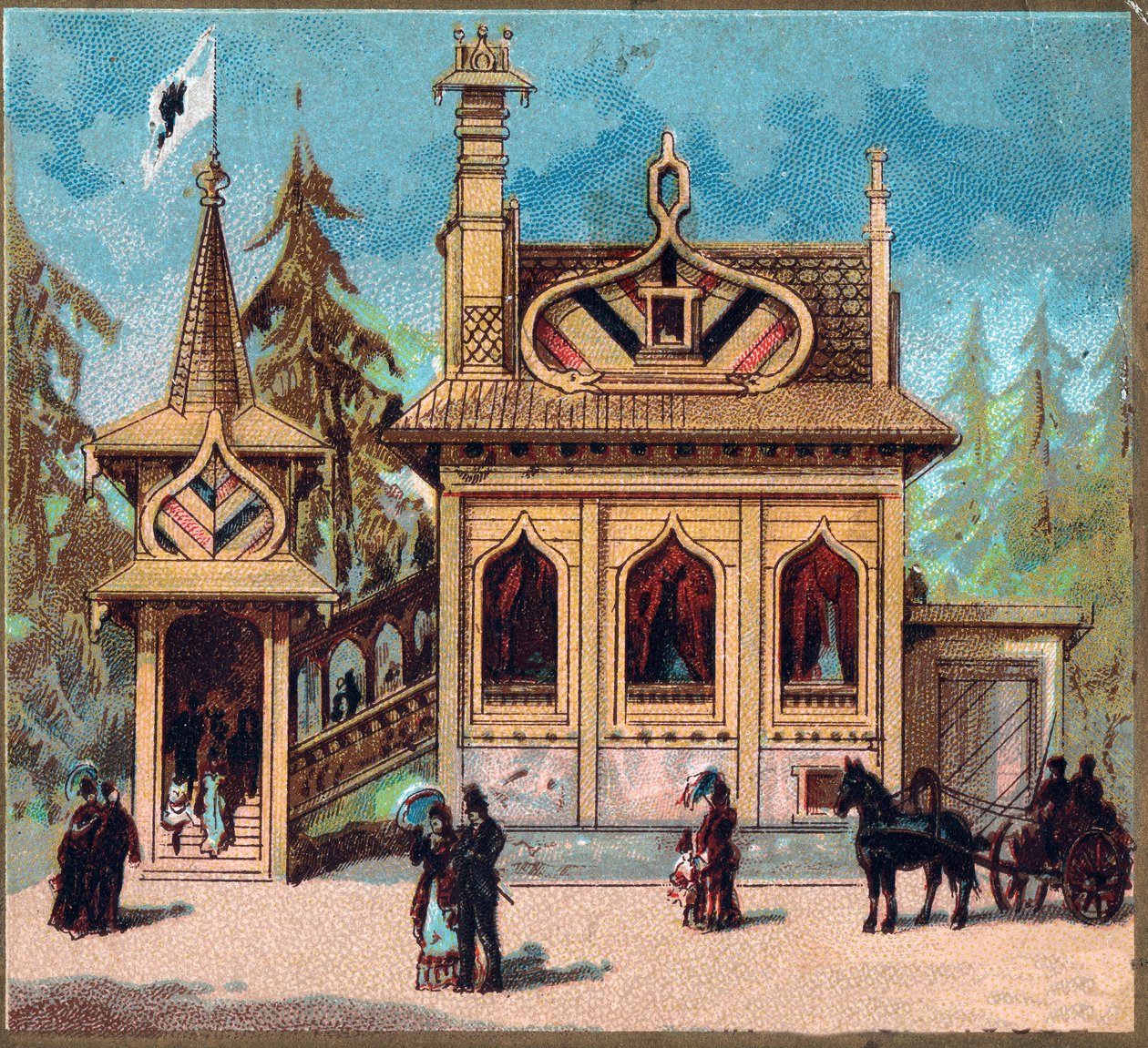 Paris. Exposição Universal de 1889: Residência Russa. de French School