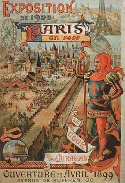 Paris em 1400 de French School