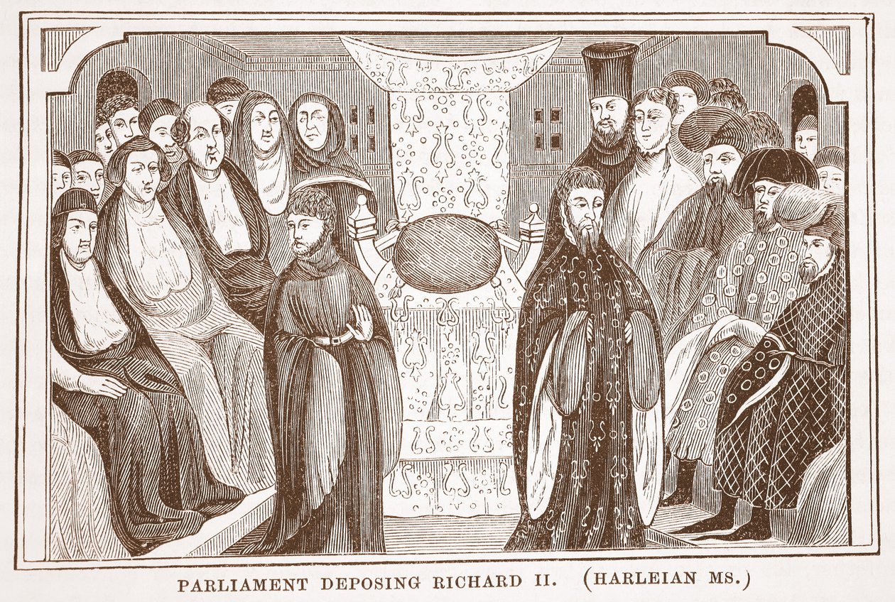 Parlamento Deposing Richard II de French School