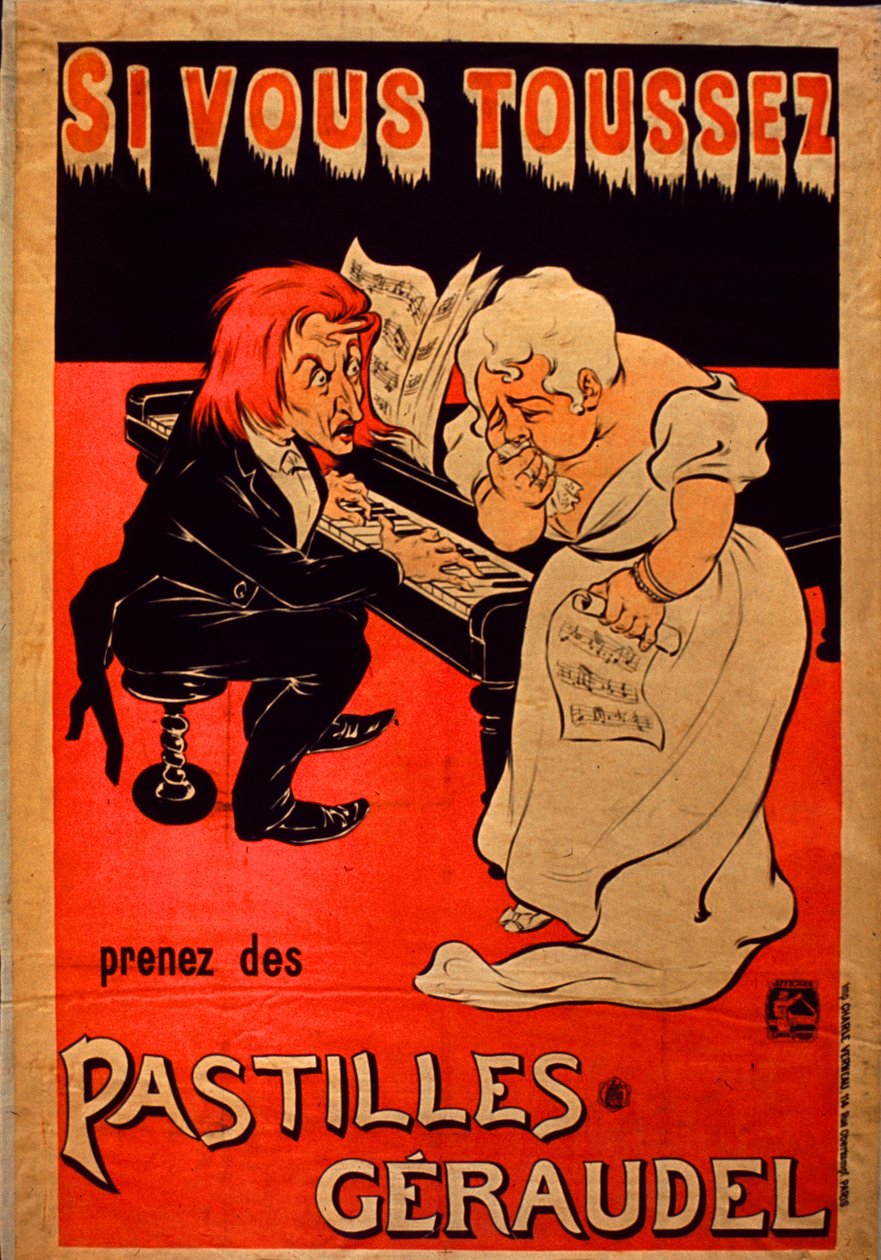 Cartaz de Pastilles Géraudel de French School