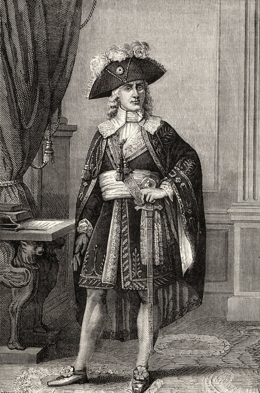 Paul Francois Jean Nicolas Comte de Barras (1755-1829), de "Histoire de la Revolution Francaise", de Louis Blanc de French School
