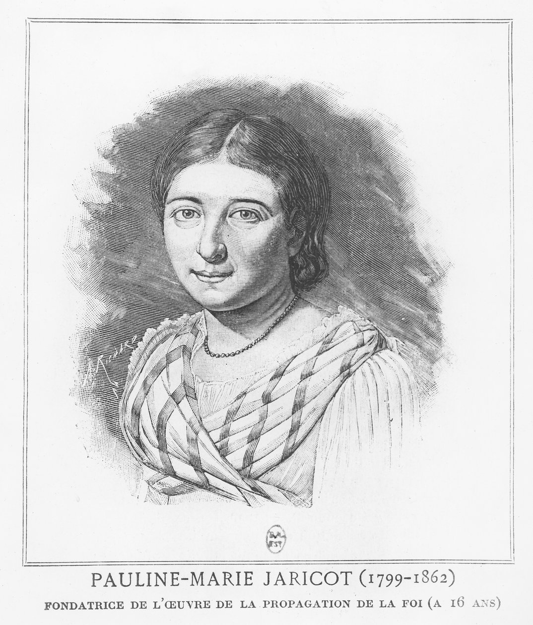 Pauline Jaricot (gravura) de French School