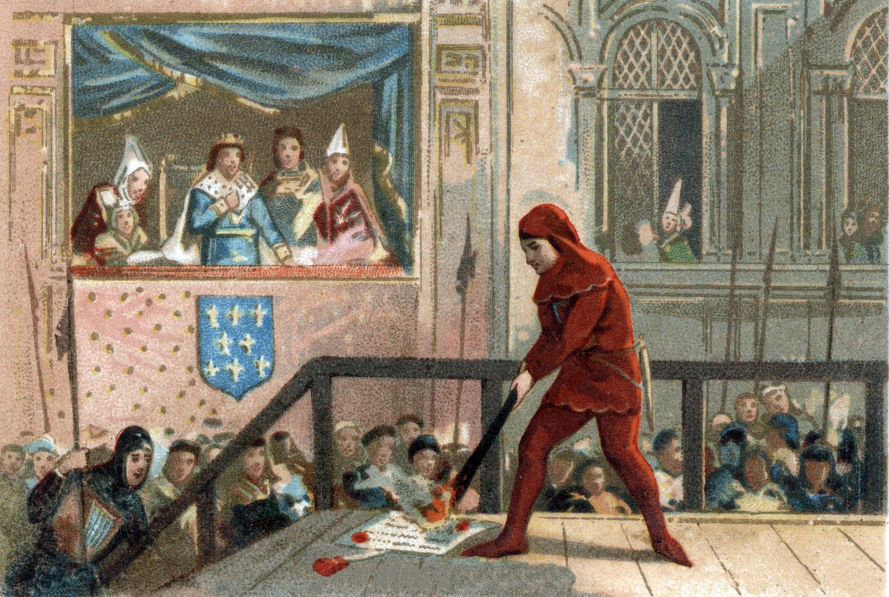 Philip IV, conhecido como Le Bel de French School