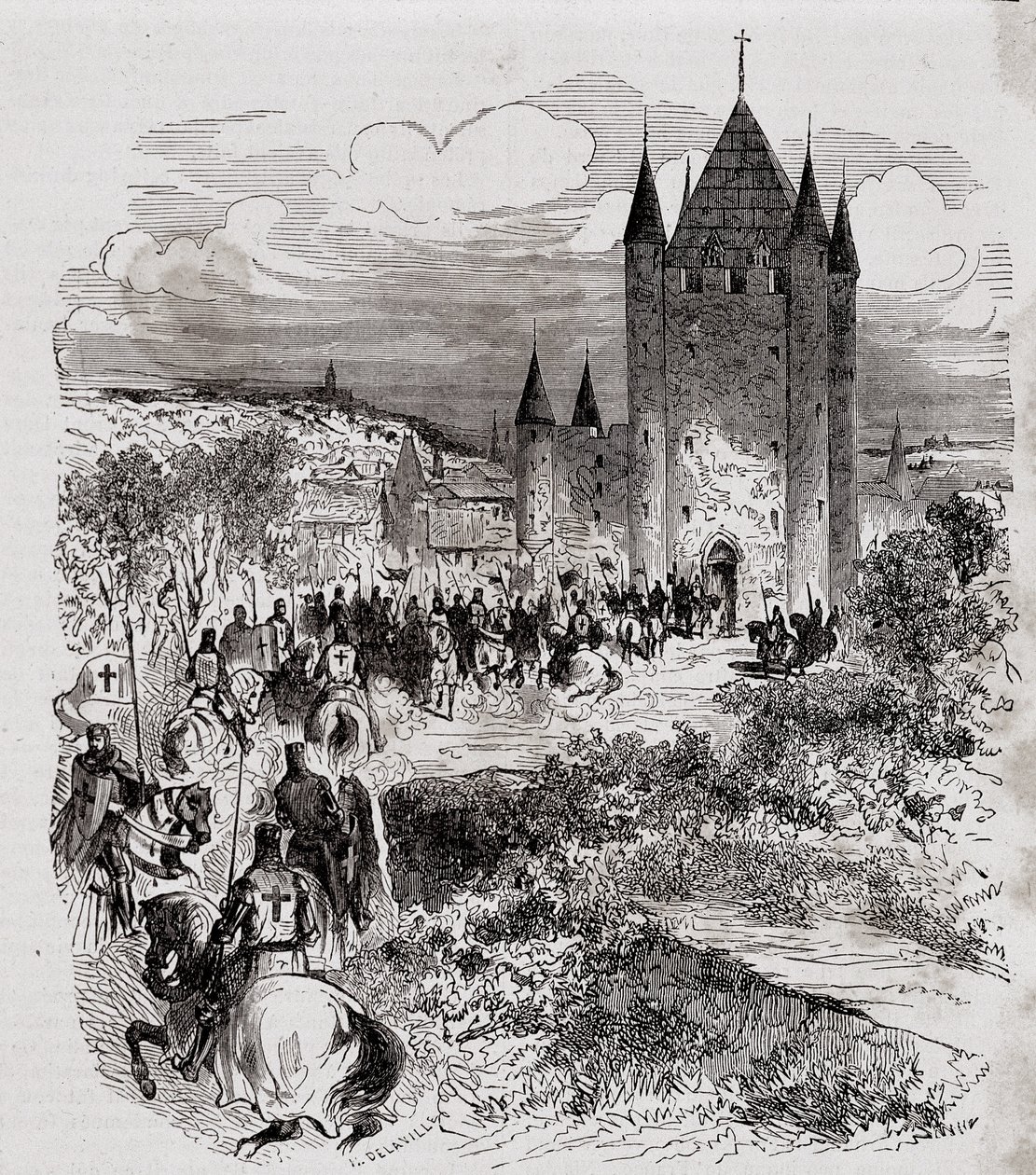 Philippe le Bel, não acreditando ser seguro, veio refugiar-se na Torre do Templo - em "Paris através dos séculos" de H. Gourdon de Kenouillac, ed. F. Roy, imposto. Chanaine & fils, Volume I de French School