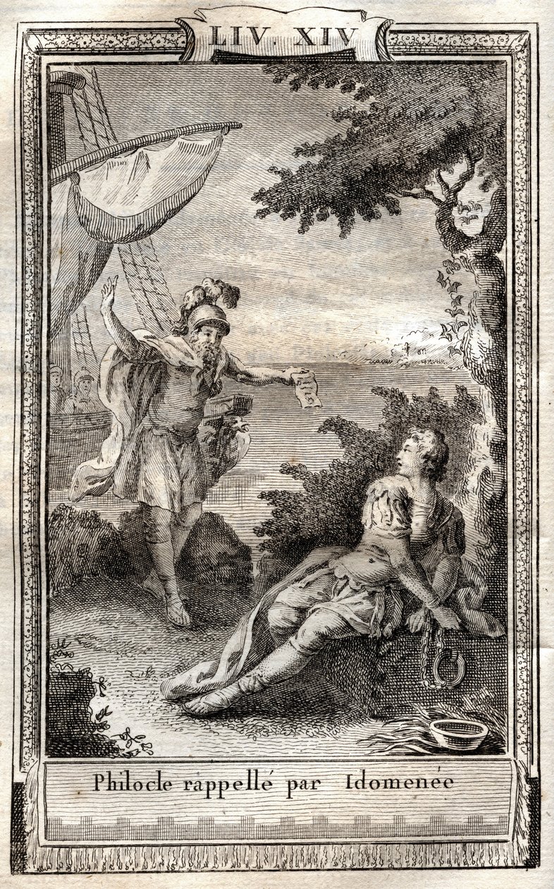 Philocle recalls by Idomenee - gravação de 1798 após Monnet em "Les Aventures de Telemaque, fils d
