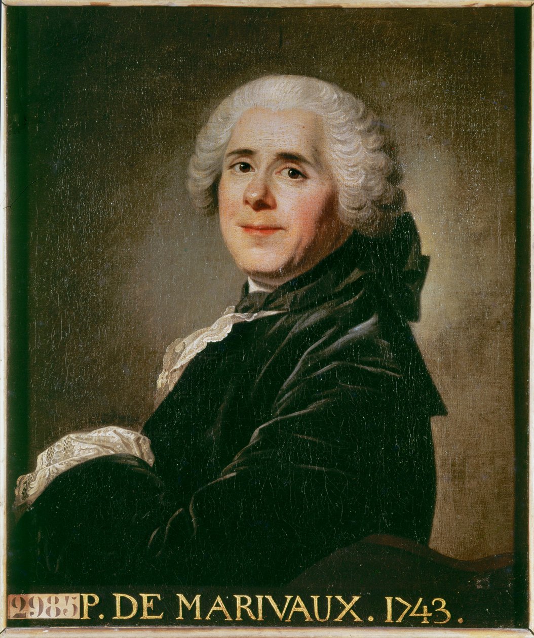 Pierre Carlet de Marivaux, dramaturgo e romancista francês ... de French School