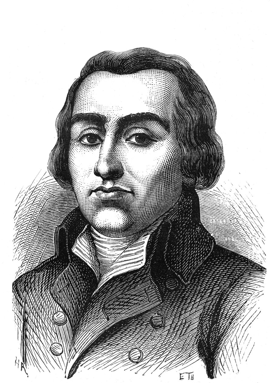 Pierre Joseph CAMBON (1756-1820), negociante em tela e deputado na Convenção Nacional - Gravura de 1864 de French School