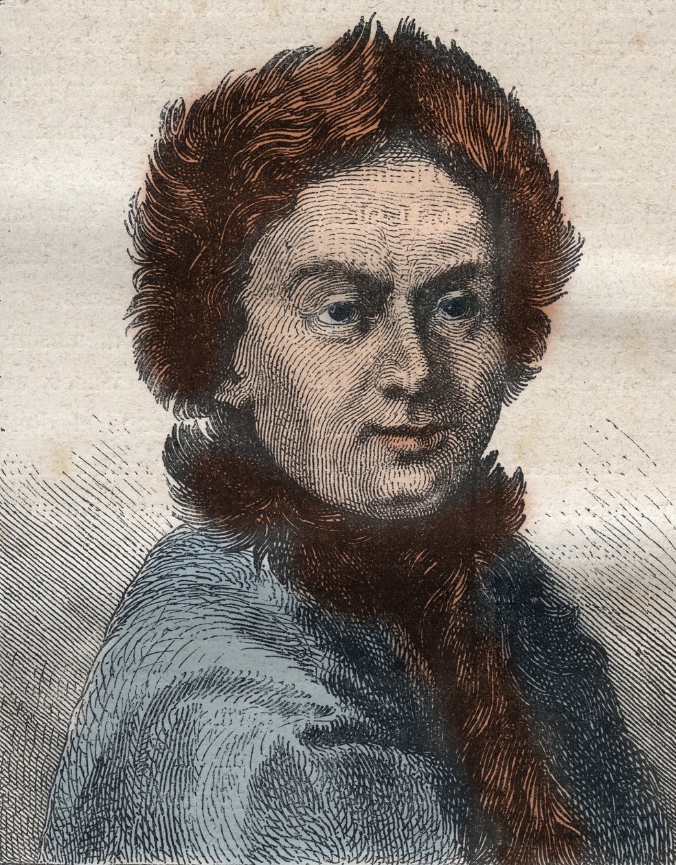 Pierre Louis Moreau de Maupertuis, astrônomo (1698 - 1759) - ilustração tirada de "Os Grandes Marinheiros do século XVIII". de French School