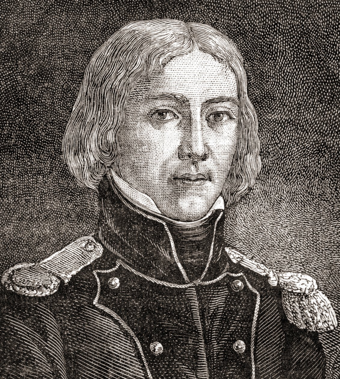 Pierre Louis Prieur, prior do Marne, da História da Revolução Francesa, por Louis Blanc de French School