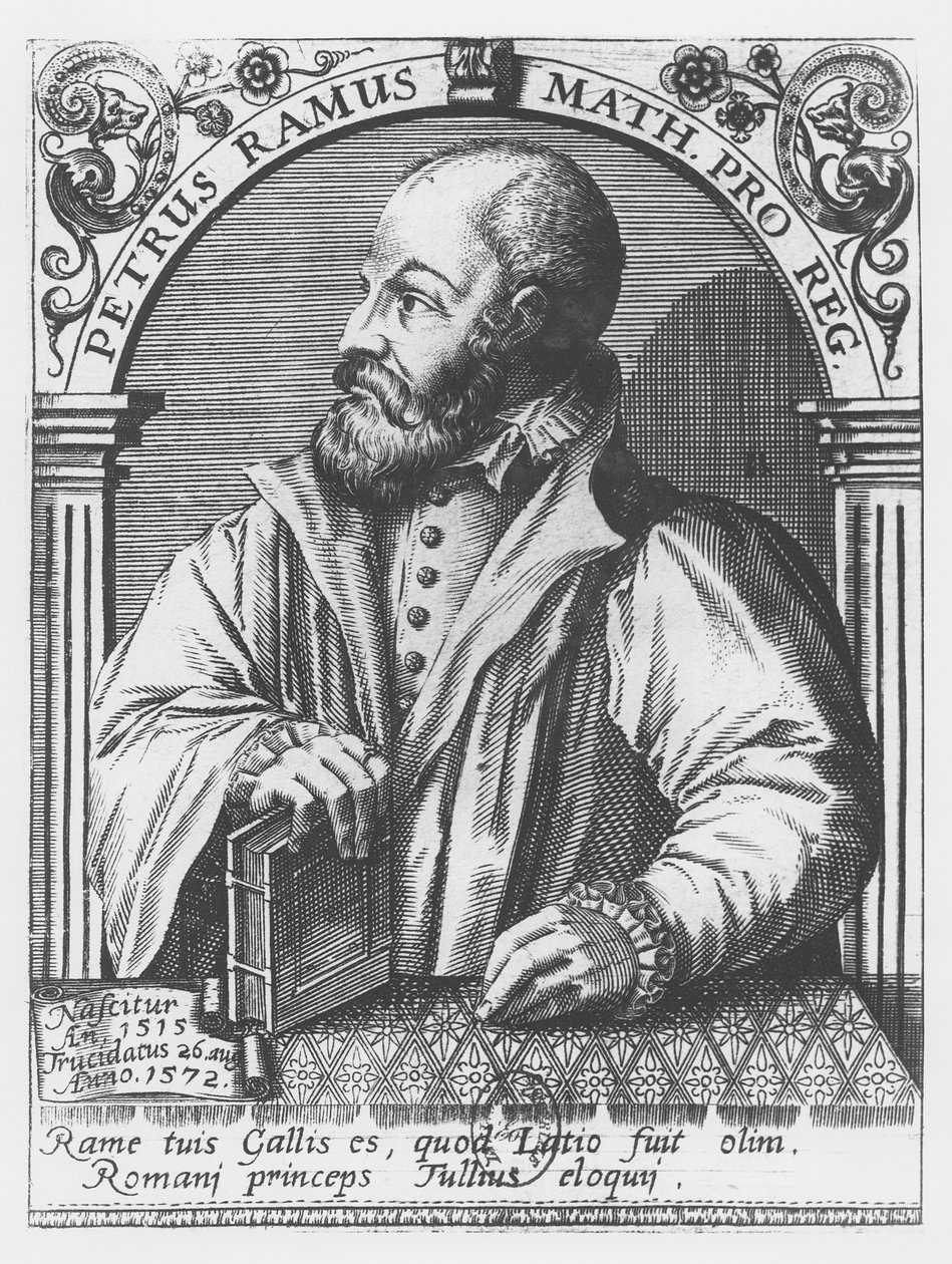 Pierre Ramus (gravura) de French School