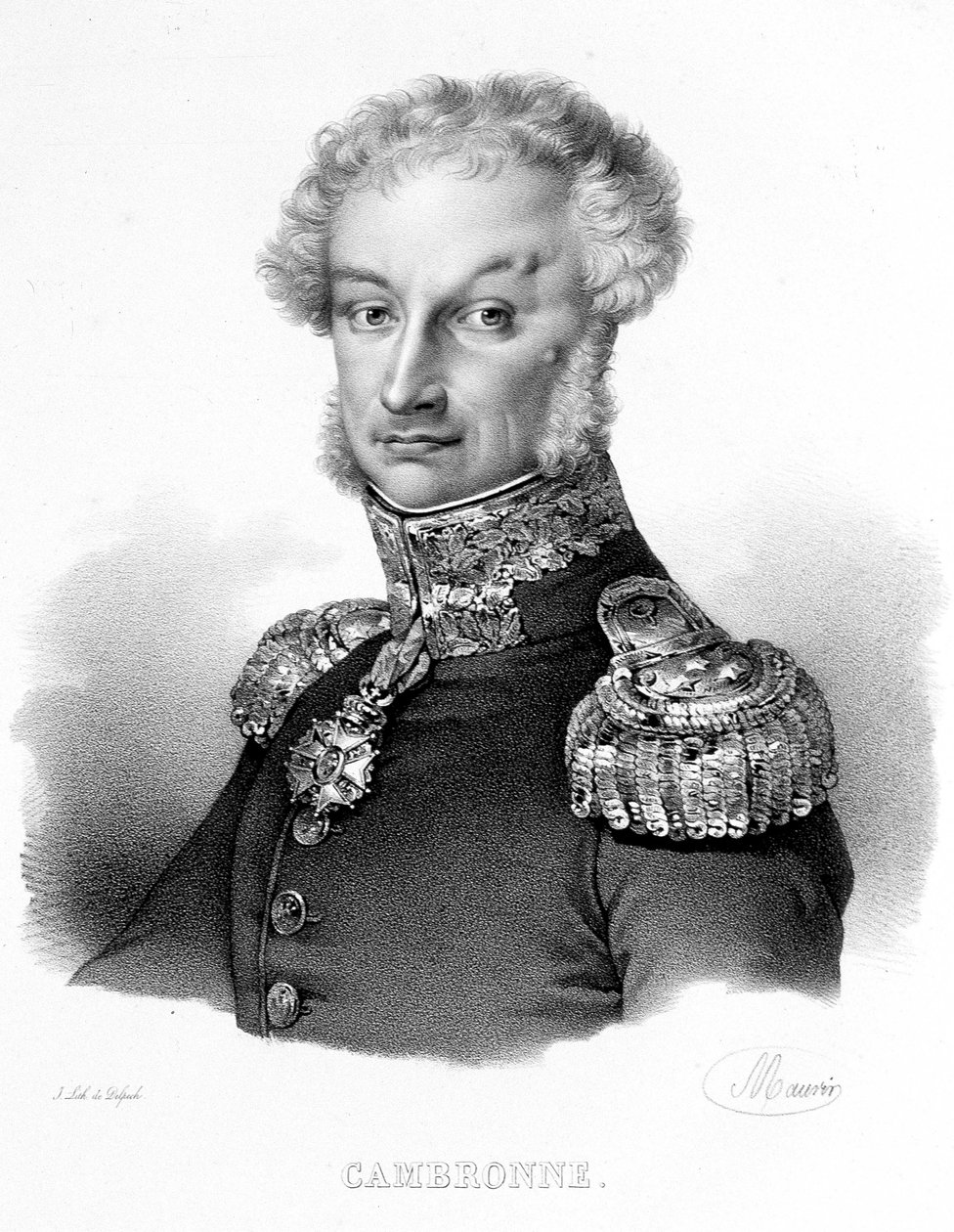 Pierre, Visconde Cambronne, general francês (1770-1842). de French School