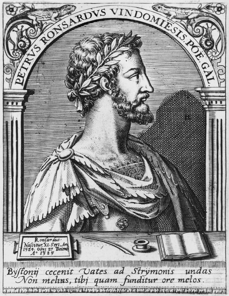 Pierre de Ronsard (1524-1585) de French School