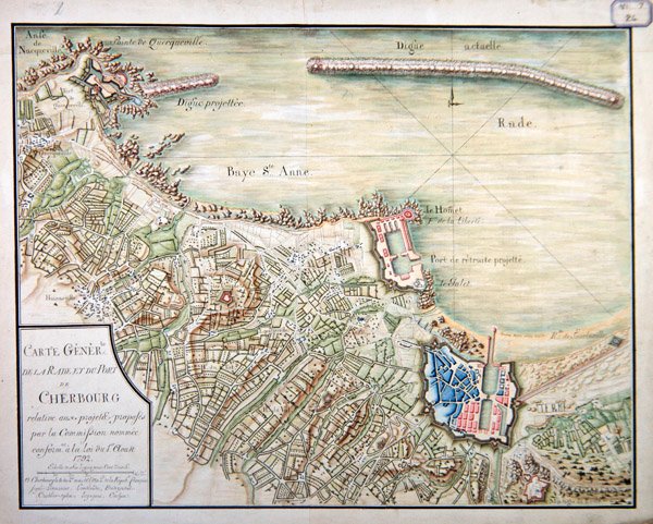 Plano de desenvolvimento do porto e do porto de Cherbourg de French School