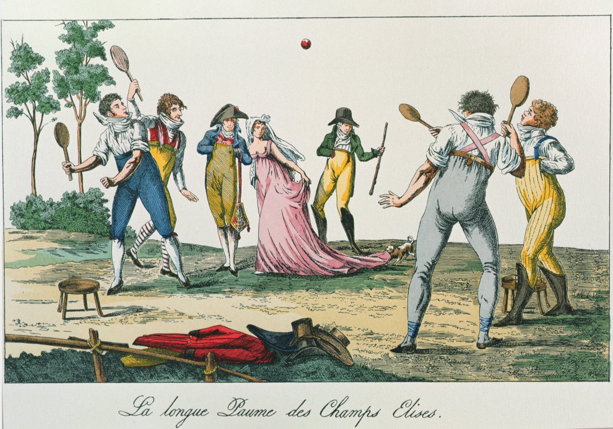 Jogando tênis de French School