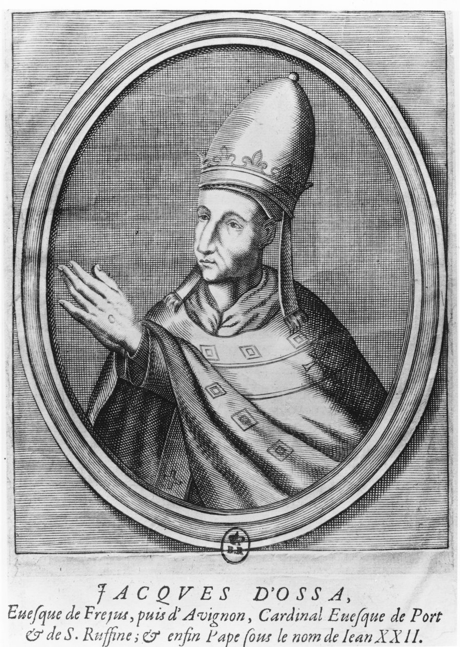 Papa João XXII (gravura) de French School