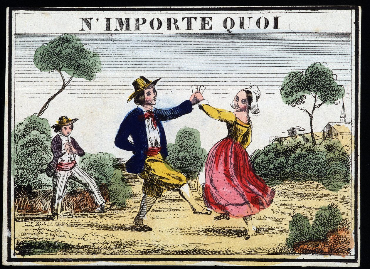 Dança popular com o som do cachimbo - gravação de French School