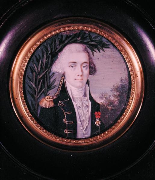 Retrato miniatura de Jean-Baptiste d