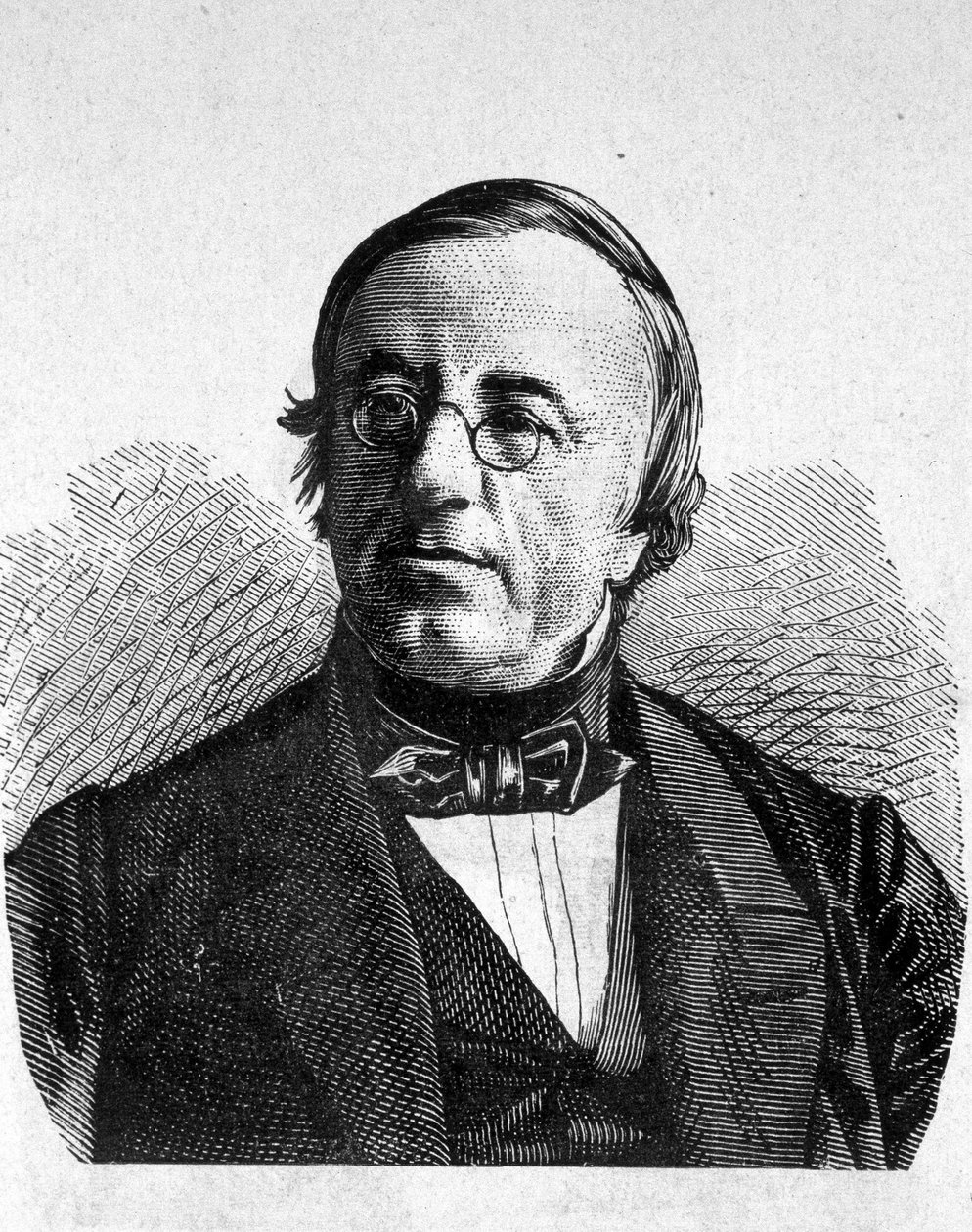 Retrato de A. de la Rive (1801 - 1873), físico suíço - no "Album de la Science; cientistas ilustres; Grandes descobertas" 1896. de French School