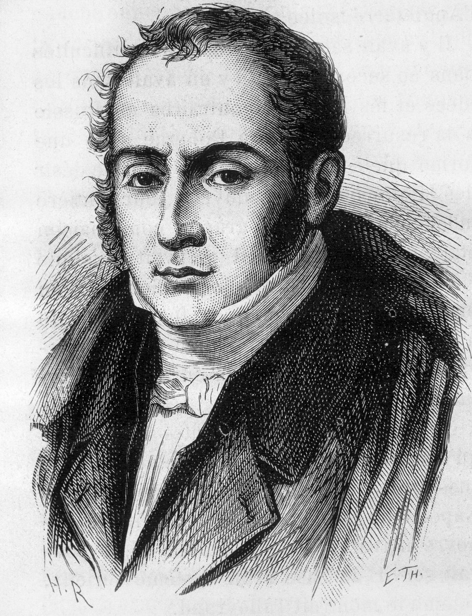 Retrato de Adam Jerzi Czartoryski (1770 - 1861) - em "L