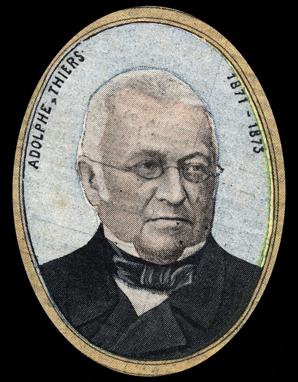 Retrato de Adolphe Thiers (1797-1877), Presidente da República Francesa. de French School