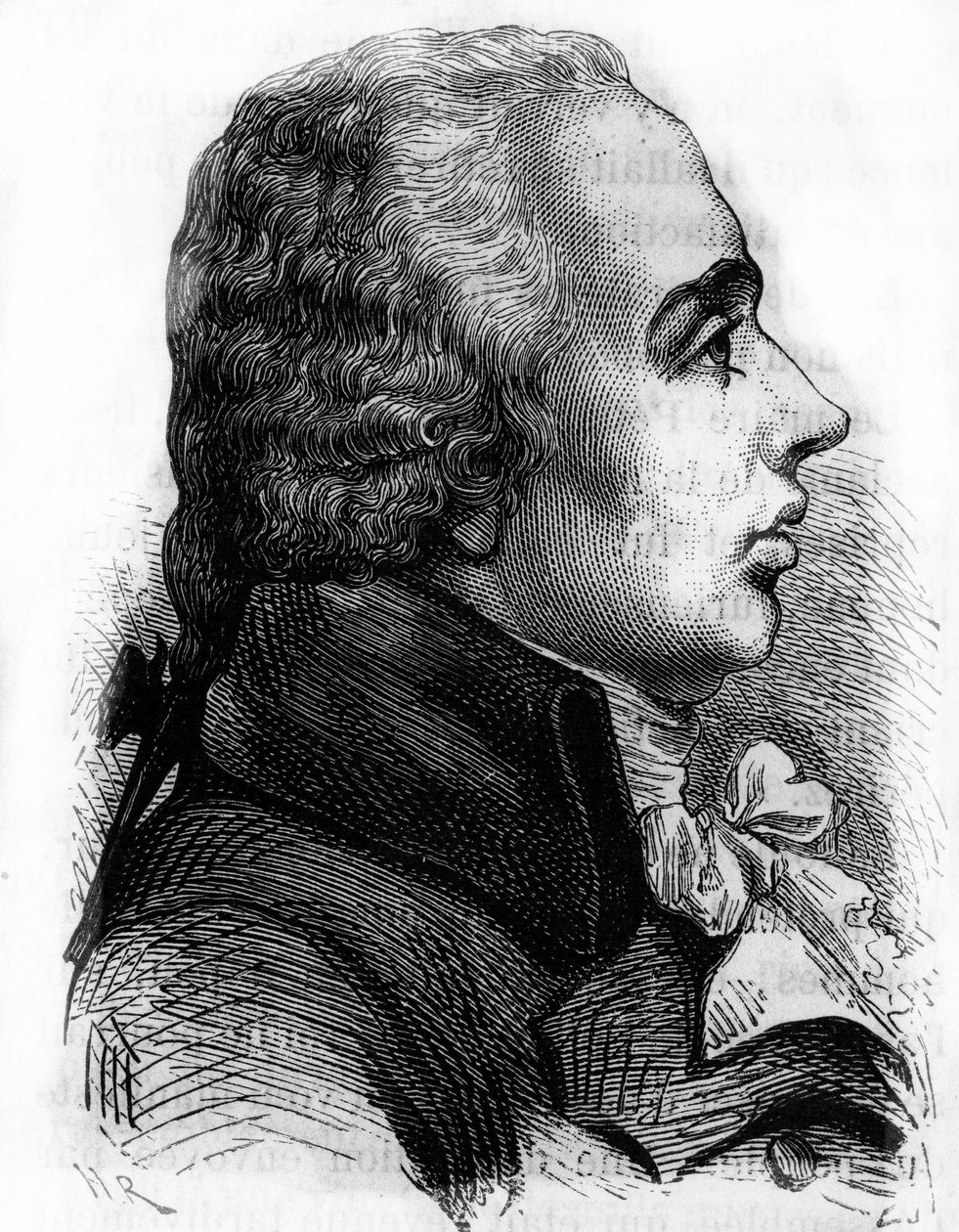Retrato de Adrien Marie Legendre, matemático francês (1752 -1833). de French School
