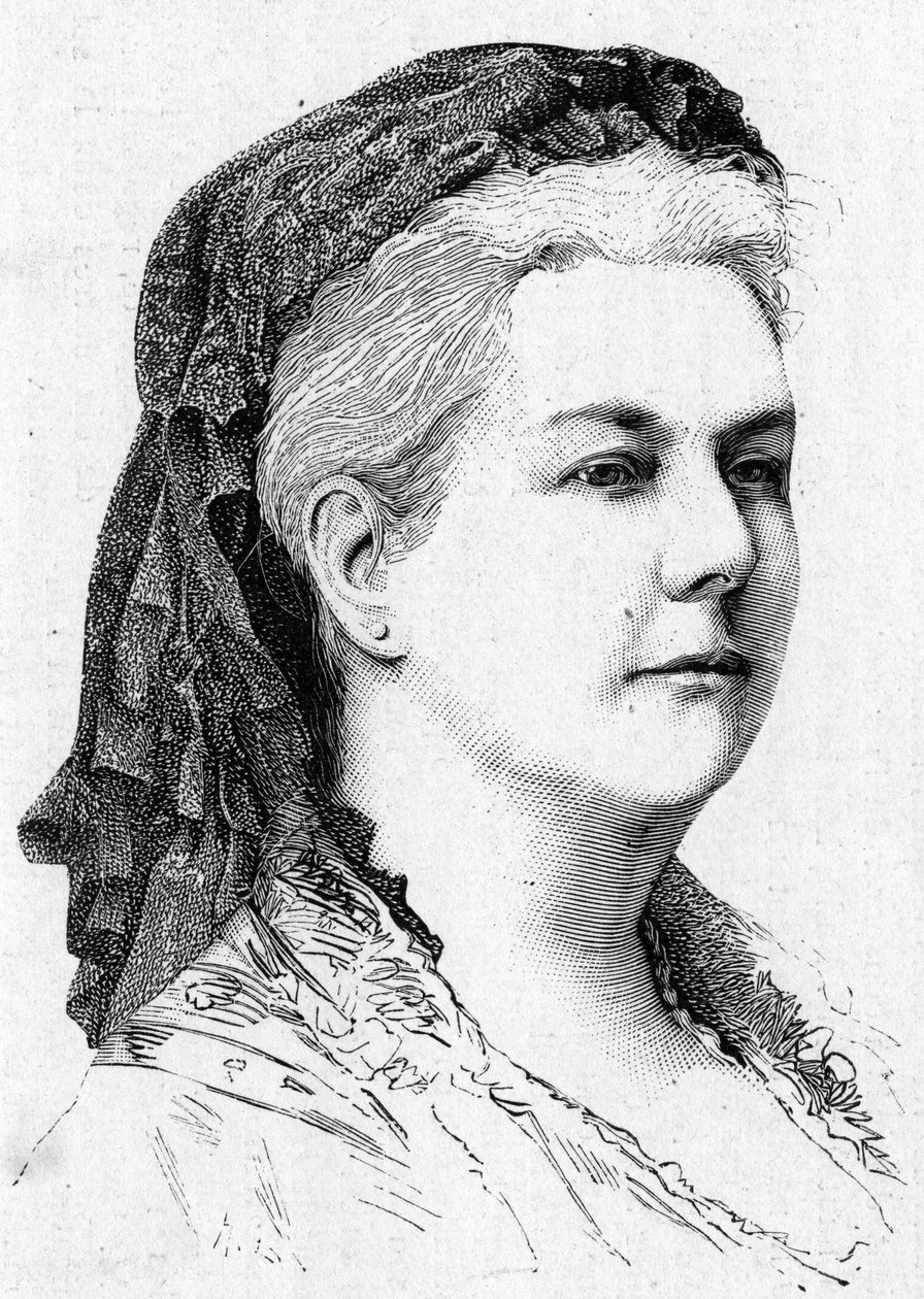 Retrato de Aglae Massart (1827-1887), professora de música no Conservatório de Paris. de French School