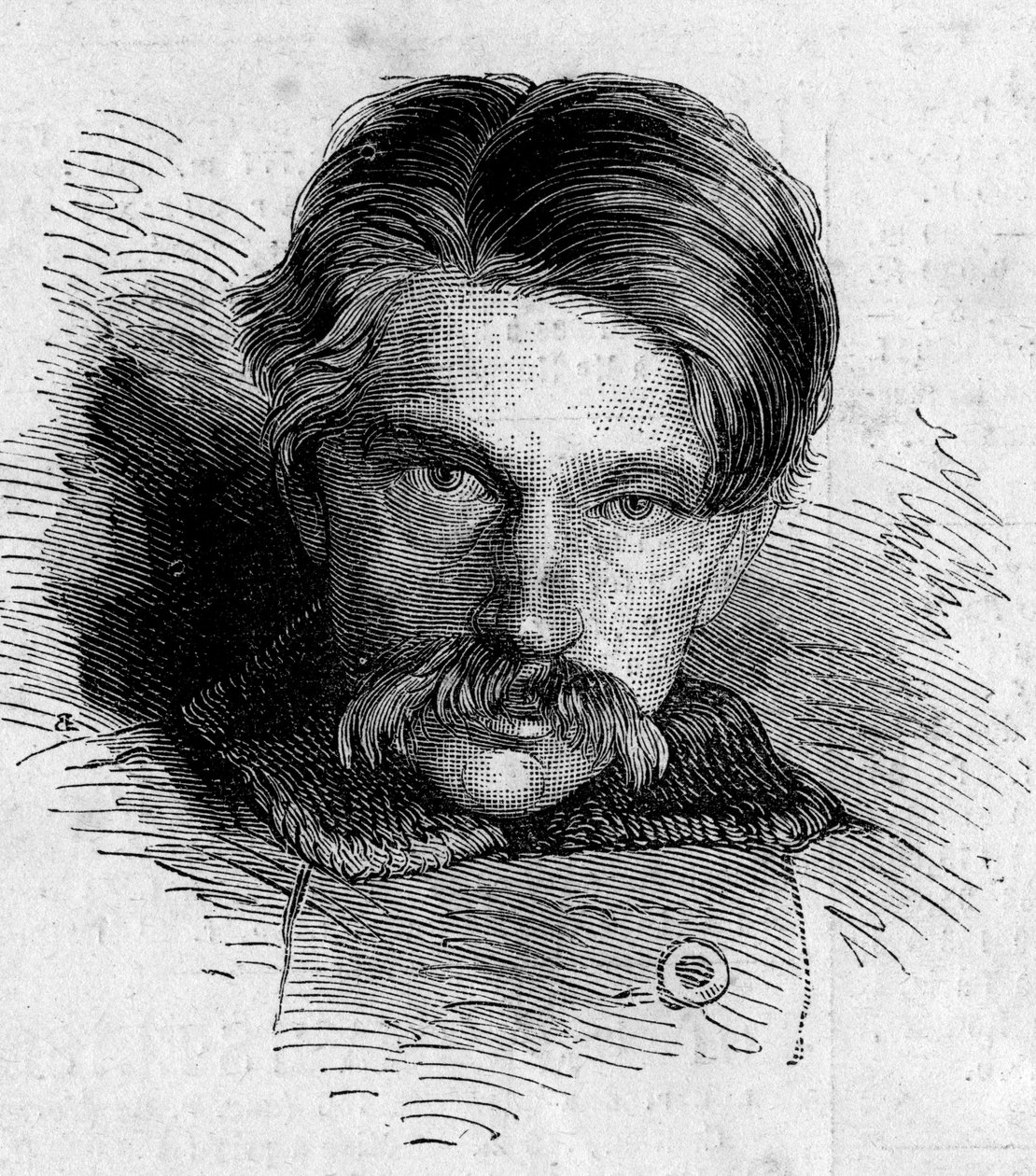 Retrato de Alexander Soloviev (Solowieff), que tentou assassinar o czar russo Nicholas II em 14 de abril de French School