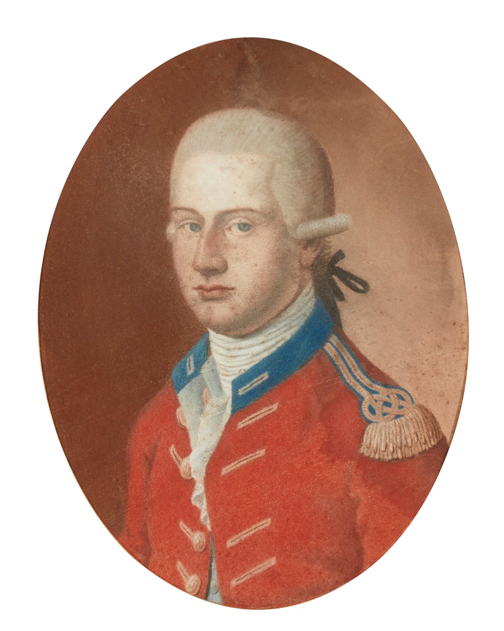 Retrato de um oficial (pastel) de French School