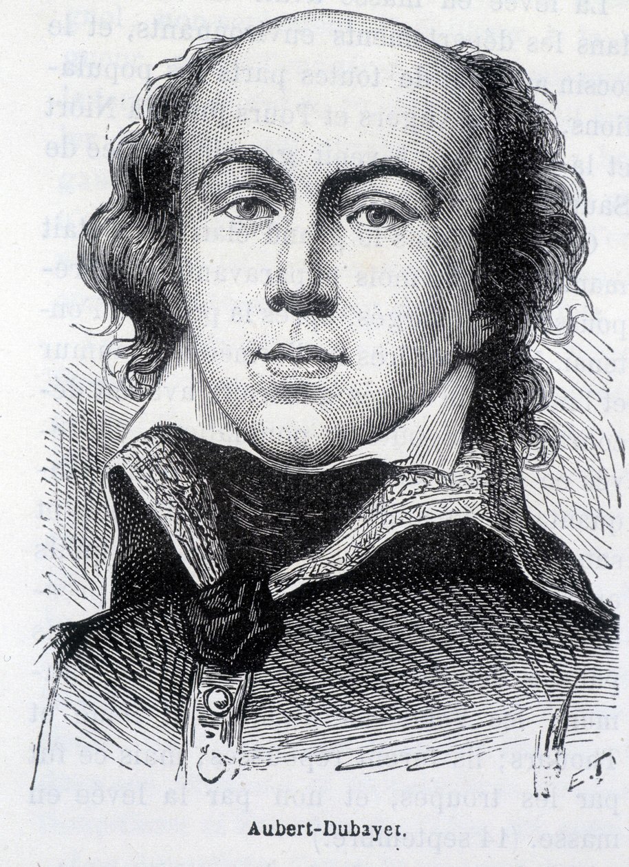 Retrato de Annibal Aubert Dubayet (1759-1797), militar e político da Revolução Francesa - in "L