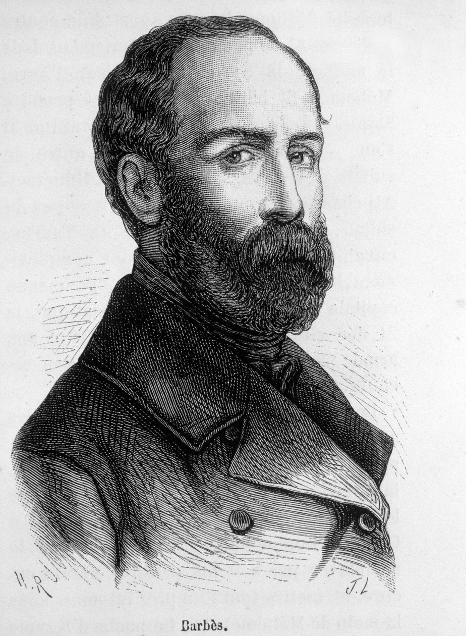 Retrato de Armand Barbes, Revolucionário Francês (1809-1870). de French School