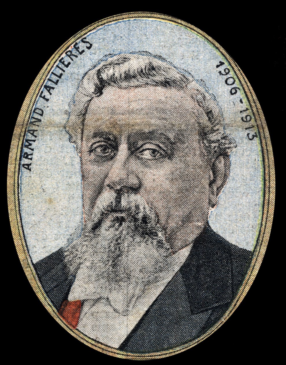 Retrato de Armand Fallieres (1841-1931) Presidente da República. de French School