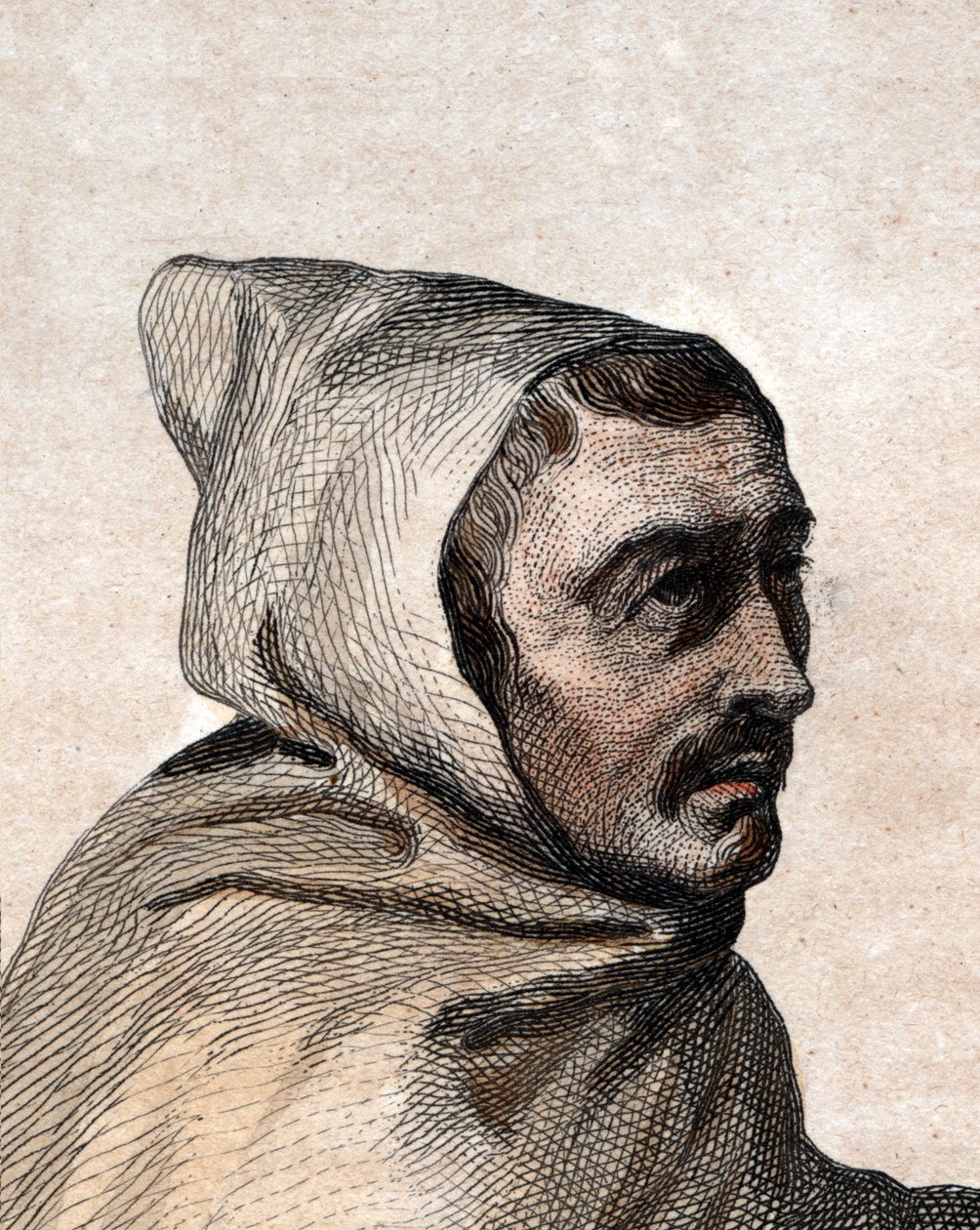 Retrato de Armand Jean le Bouthillier de Rance (1626-1700), abade francês e fundador dos cistercienses trapistas. de French School