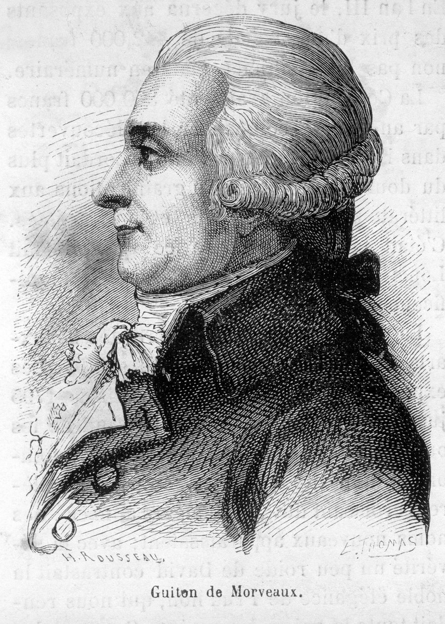 Retrato do Barão Louis-Bernard Guyton-Morveau (Guiton) (1737-1816), político, químico e revolucionário francês - in "L