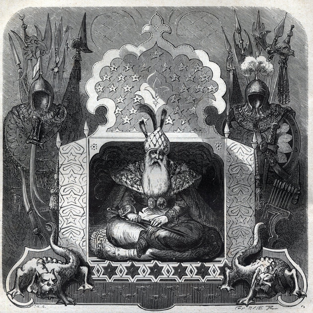 Retrato de Bayezid I (Bajazet de French School