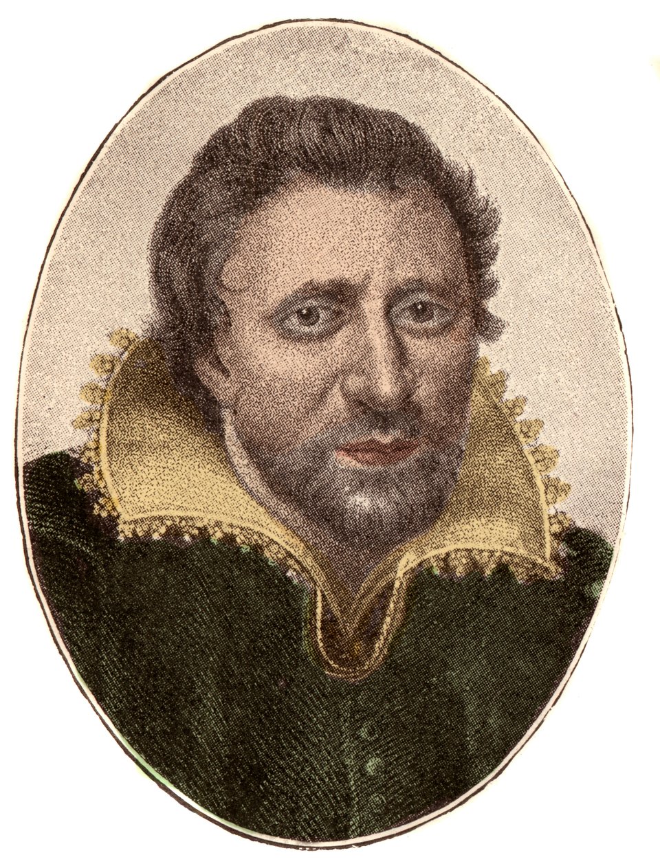 Retrato de Ben Jonson (1572-1637), escritor e dramaturgo inglês de French School
