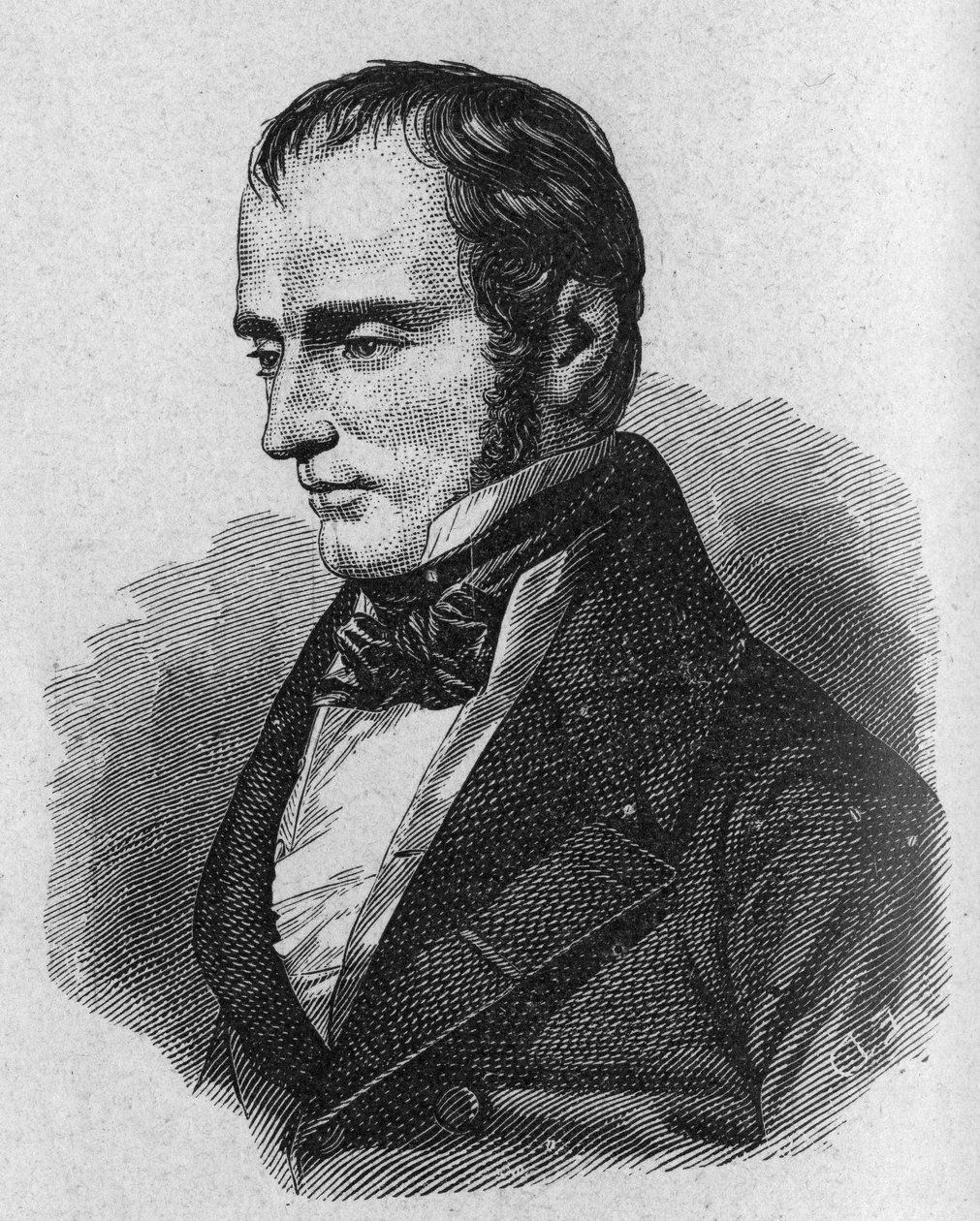 Retrato de Bichat - em "Album of Science; illustrious scientists; Great discovery" 1896. de French School