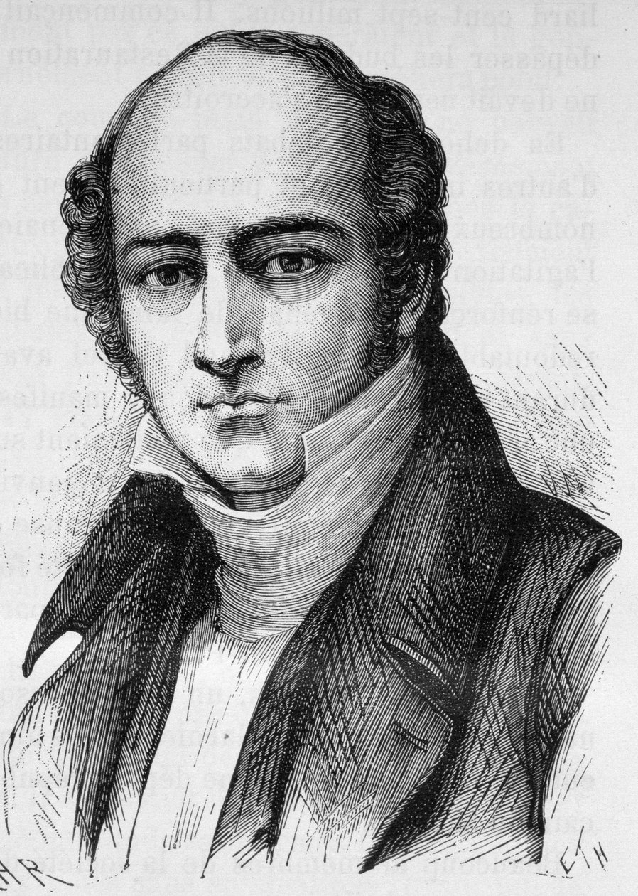 Retrato de Camille Hyacinthe Odilon Barrot (1791-1873), político francês - em "L