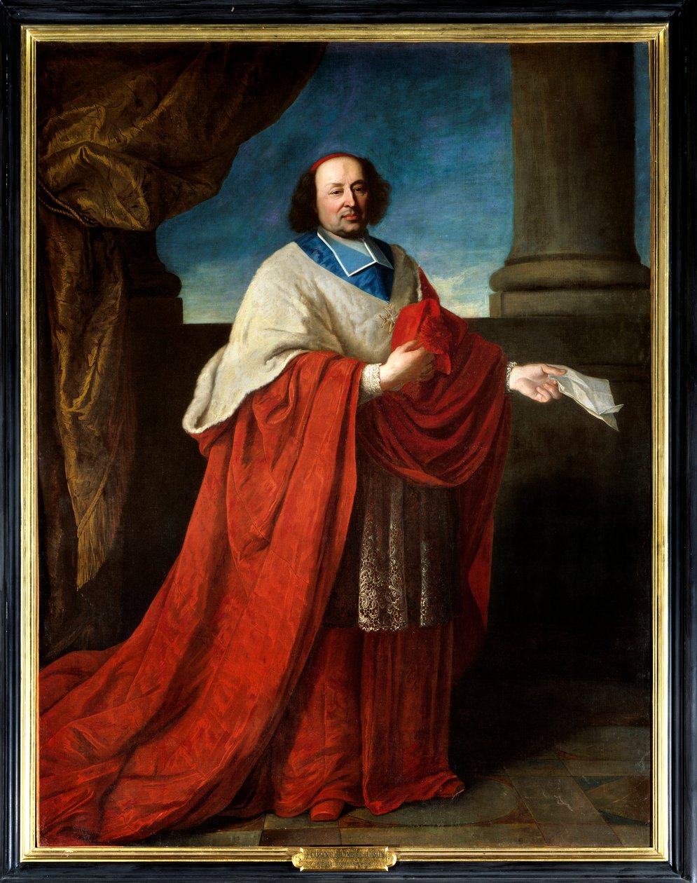 Retrato do Cardeal de Cambout de Coislin (1636-1706) eveque d