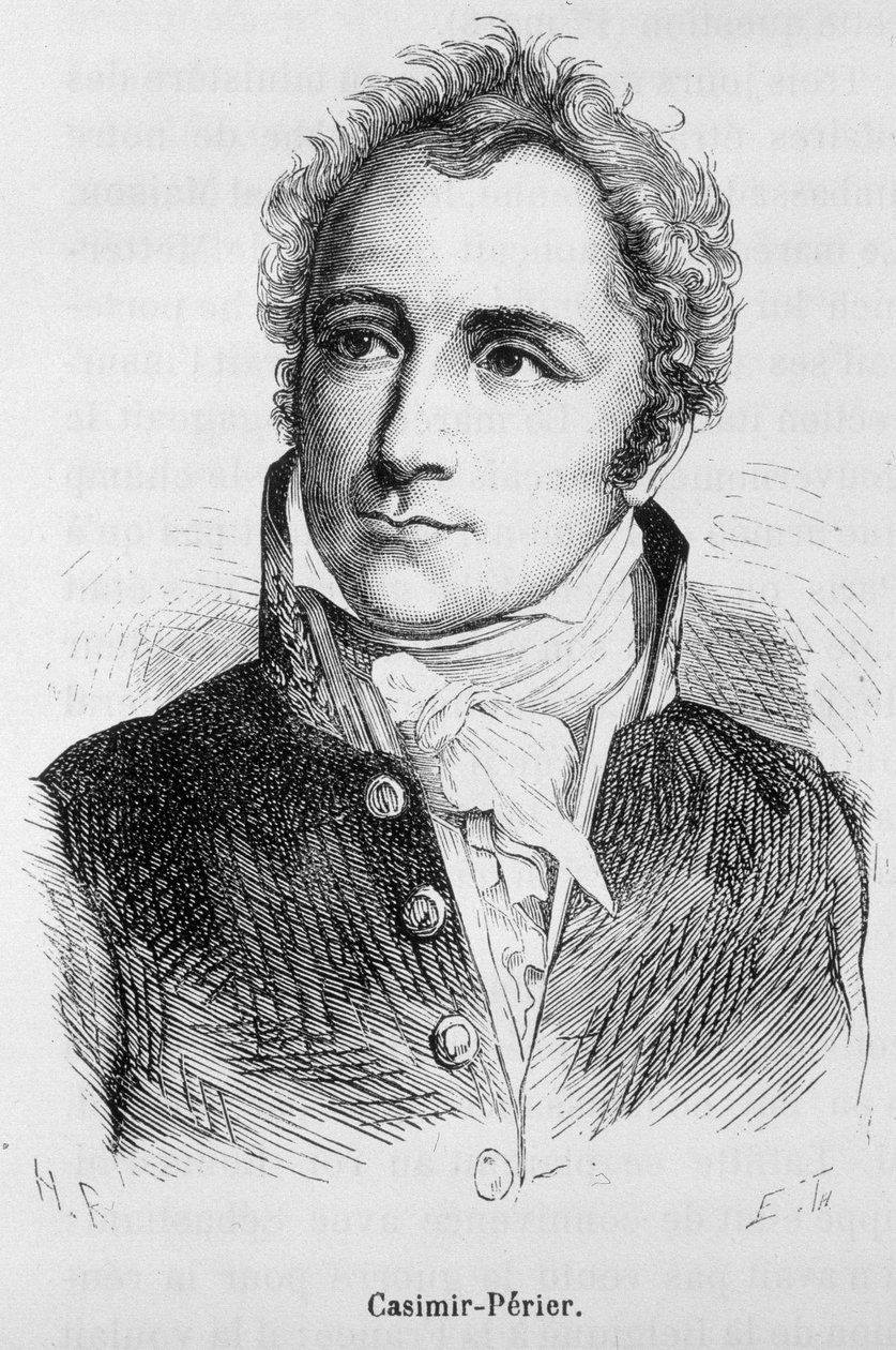 Retrato de Casimir Périer (1811 - 1876) - em "L