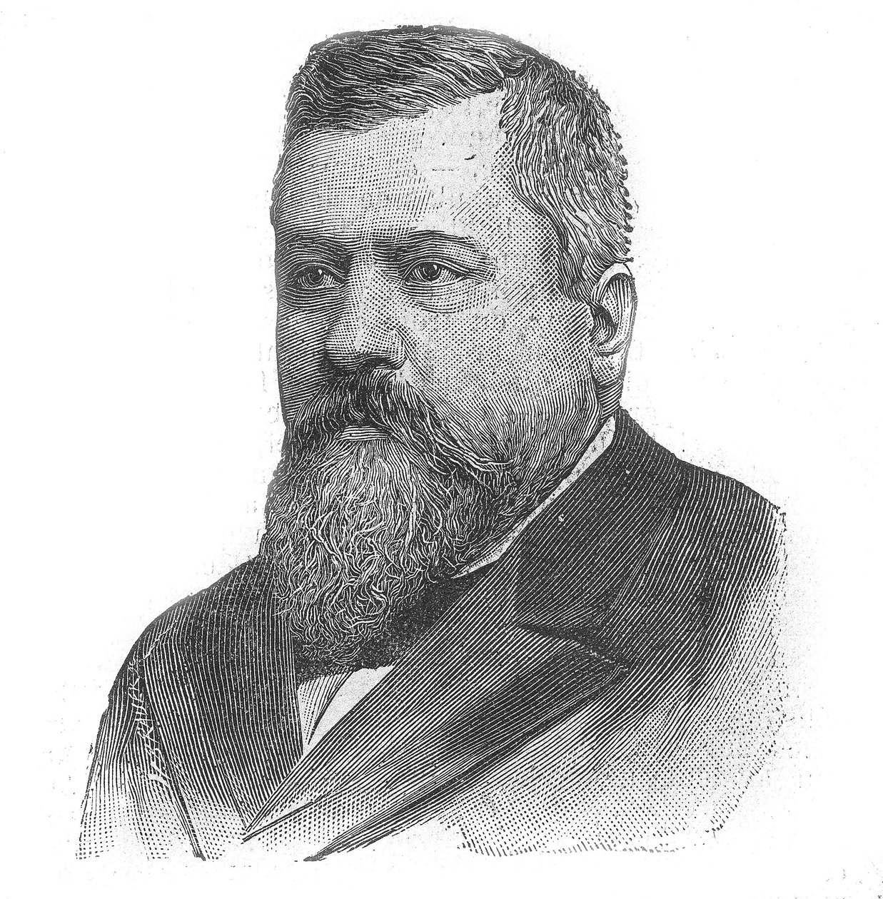 Retrato de Charles Dupuy (1851-1923), político francês, em "Le Petit Parisien". de French School