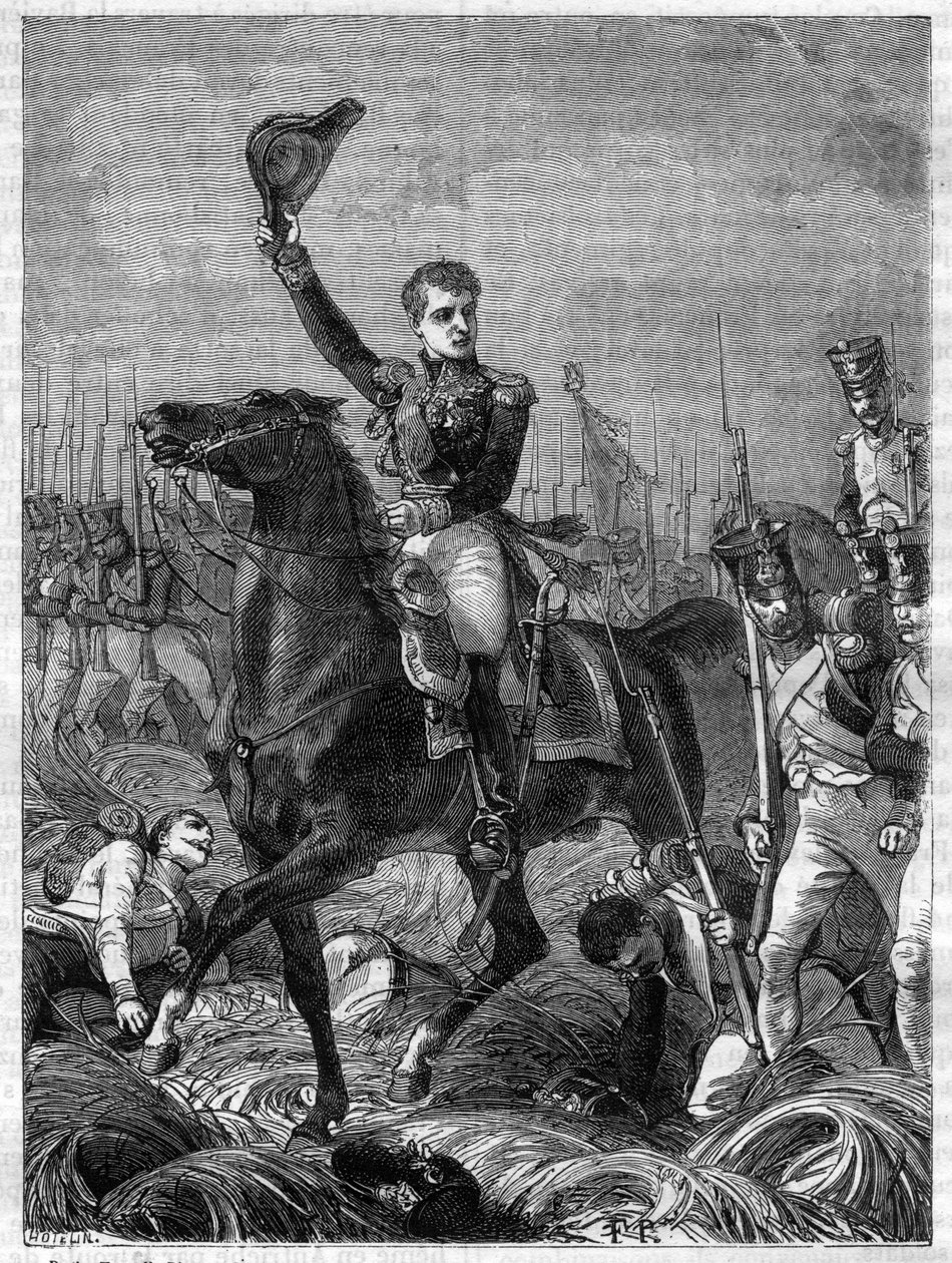 Retrato de Charles Etienne Gudin de la Sablonniere (1768 -1812) general francês - em "Histoire de l