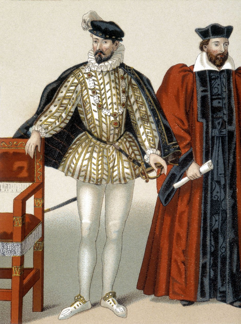 Retrato de Carlos IX com o colar da Ordem de São Miguel. de French School