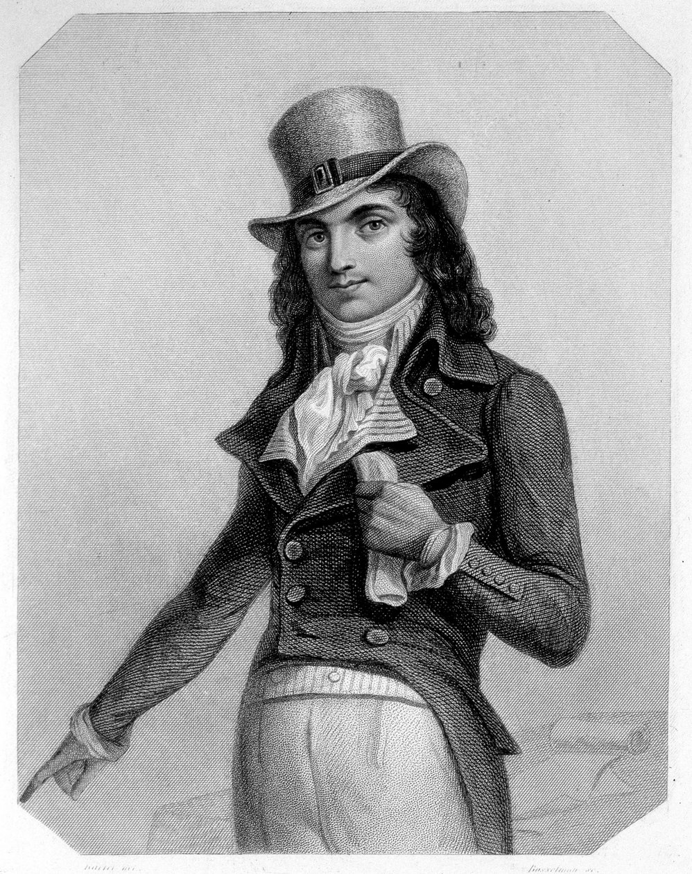 Retrato de Charles Jean Marie Barbaroux (1767-1794), político francês. In" L