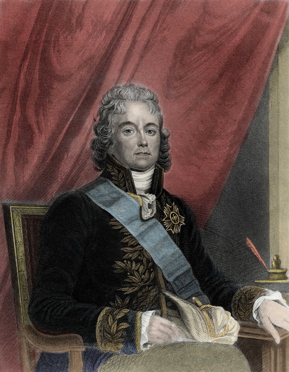Retrato de Charles Maurice de Talleyrand Perigord (1754-1838), político francês. de French School
