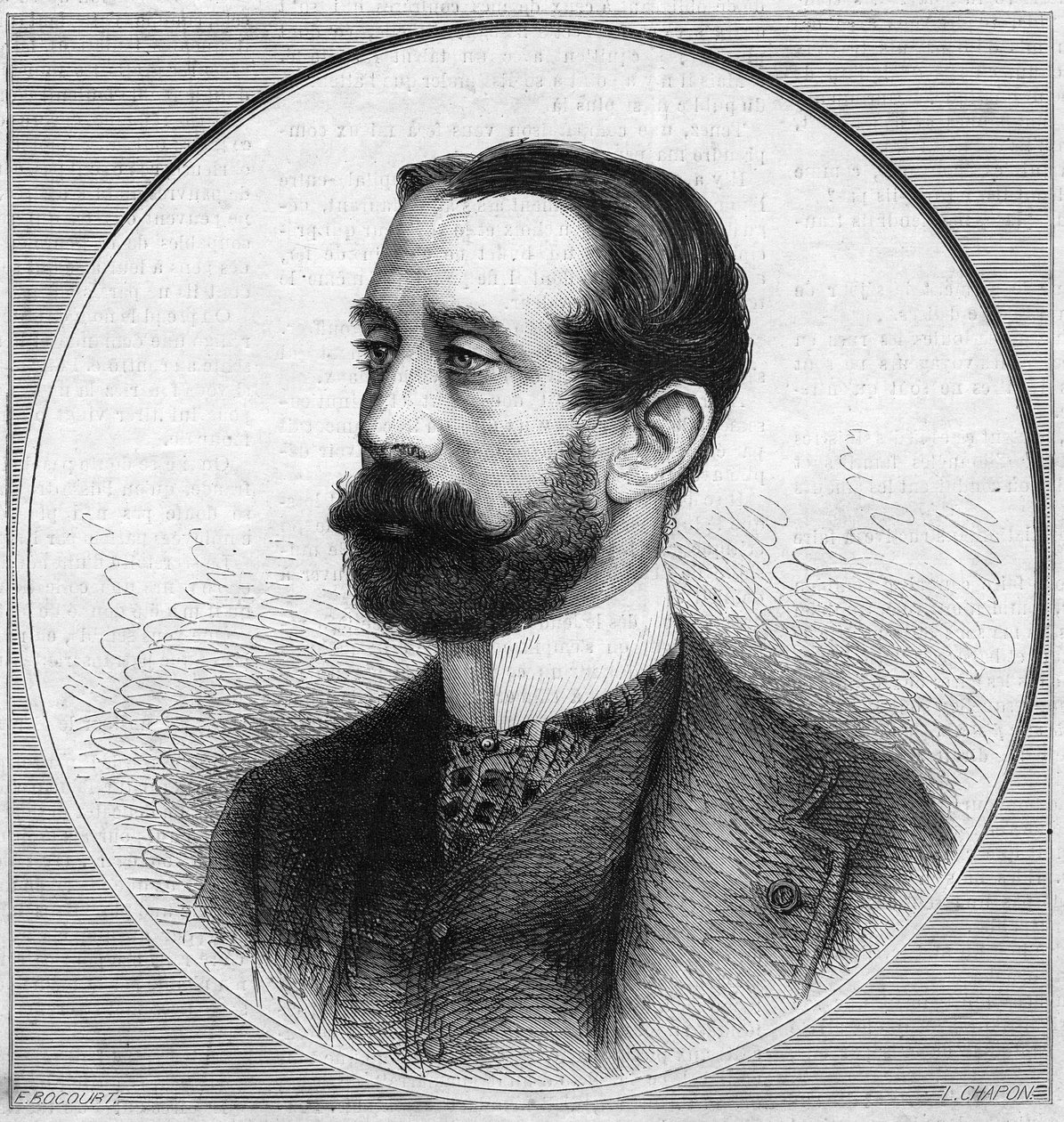 Retrato de Charles Raymond La Croix de Chevrieres de Saint-Vallier (conde de Saint Vallier de French School