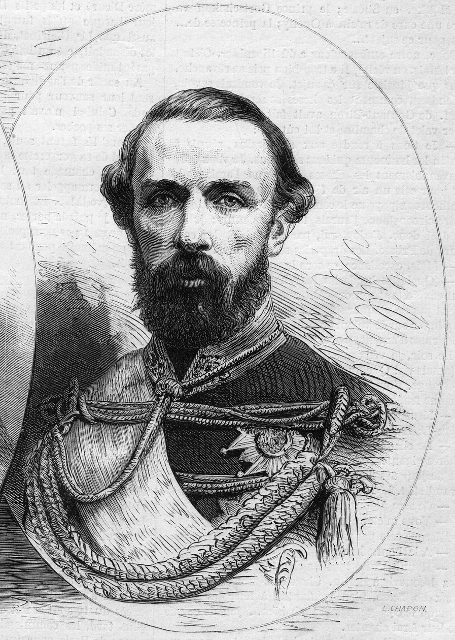Retrato de Carlos XV (Karl XV de French School